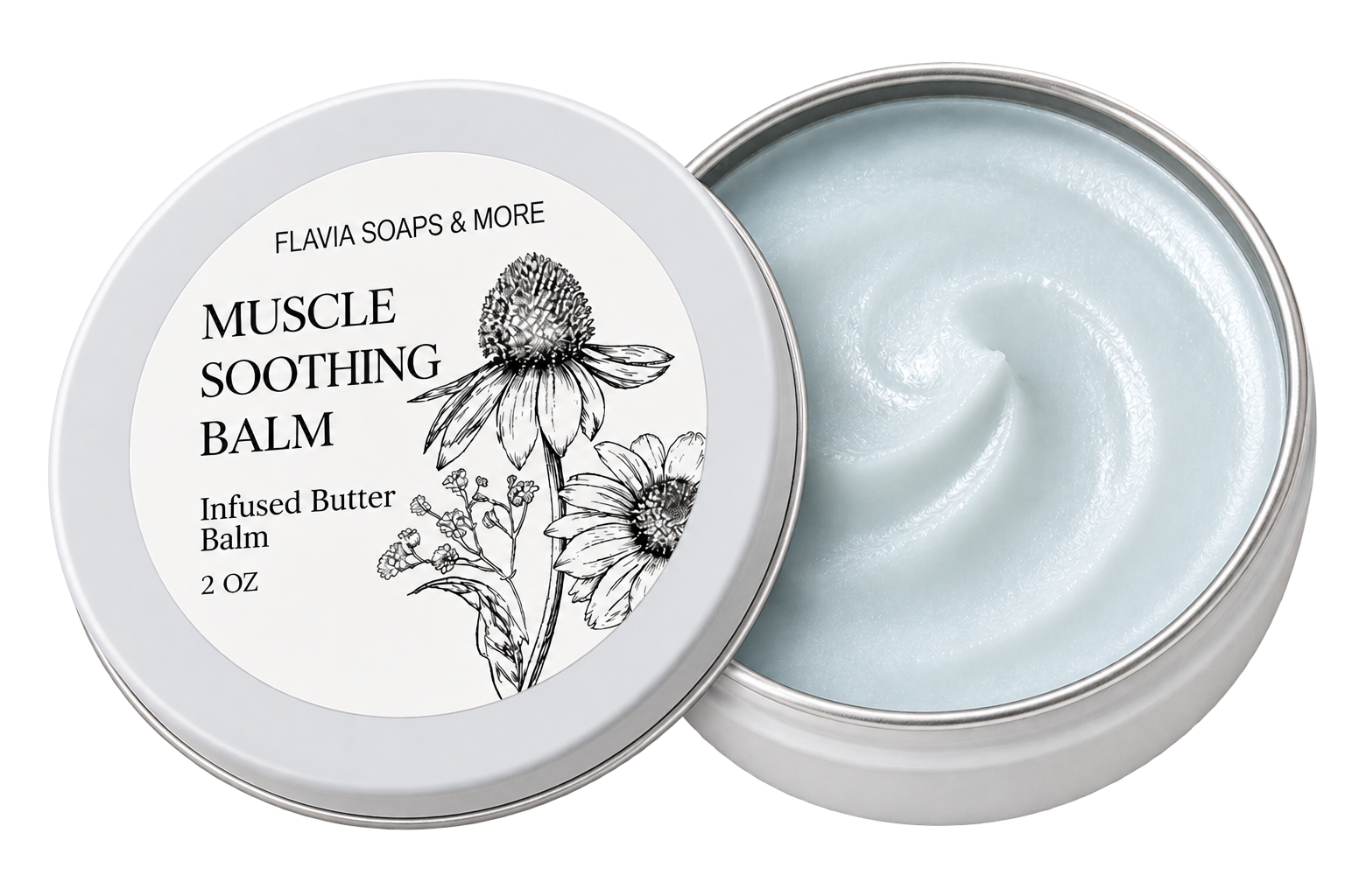 Organic Lotion 8oz - Paraben Free — FLAVIA SOAPS & MORE